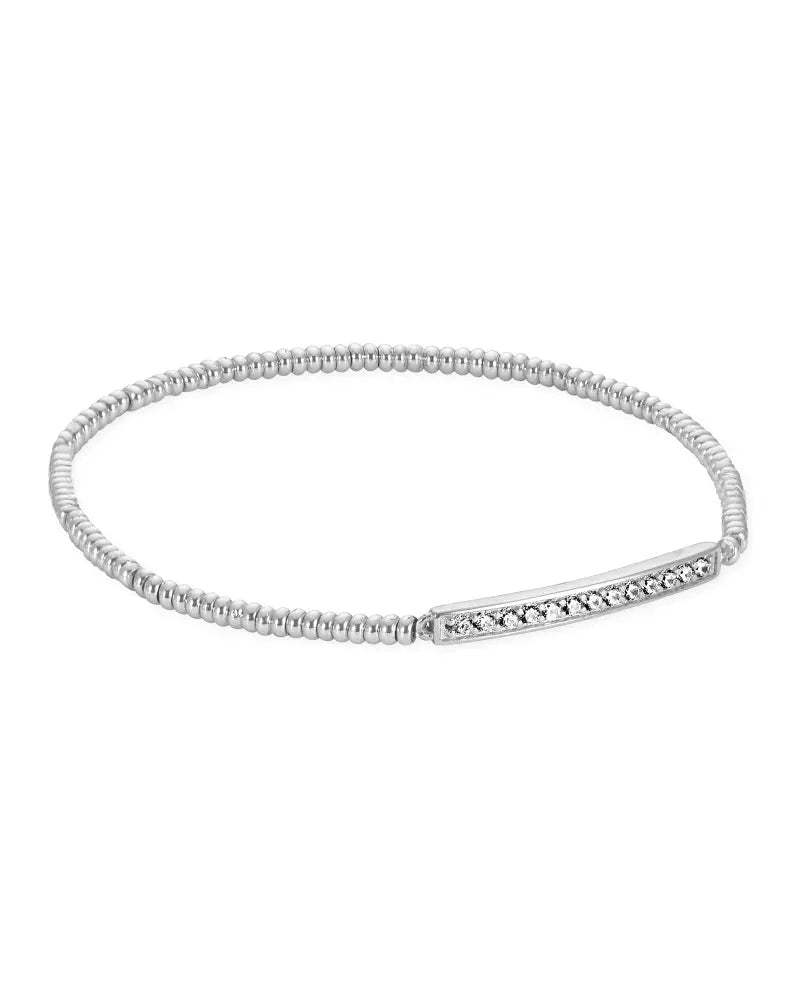 Addison Stretch Bracelet Rhodium