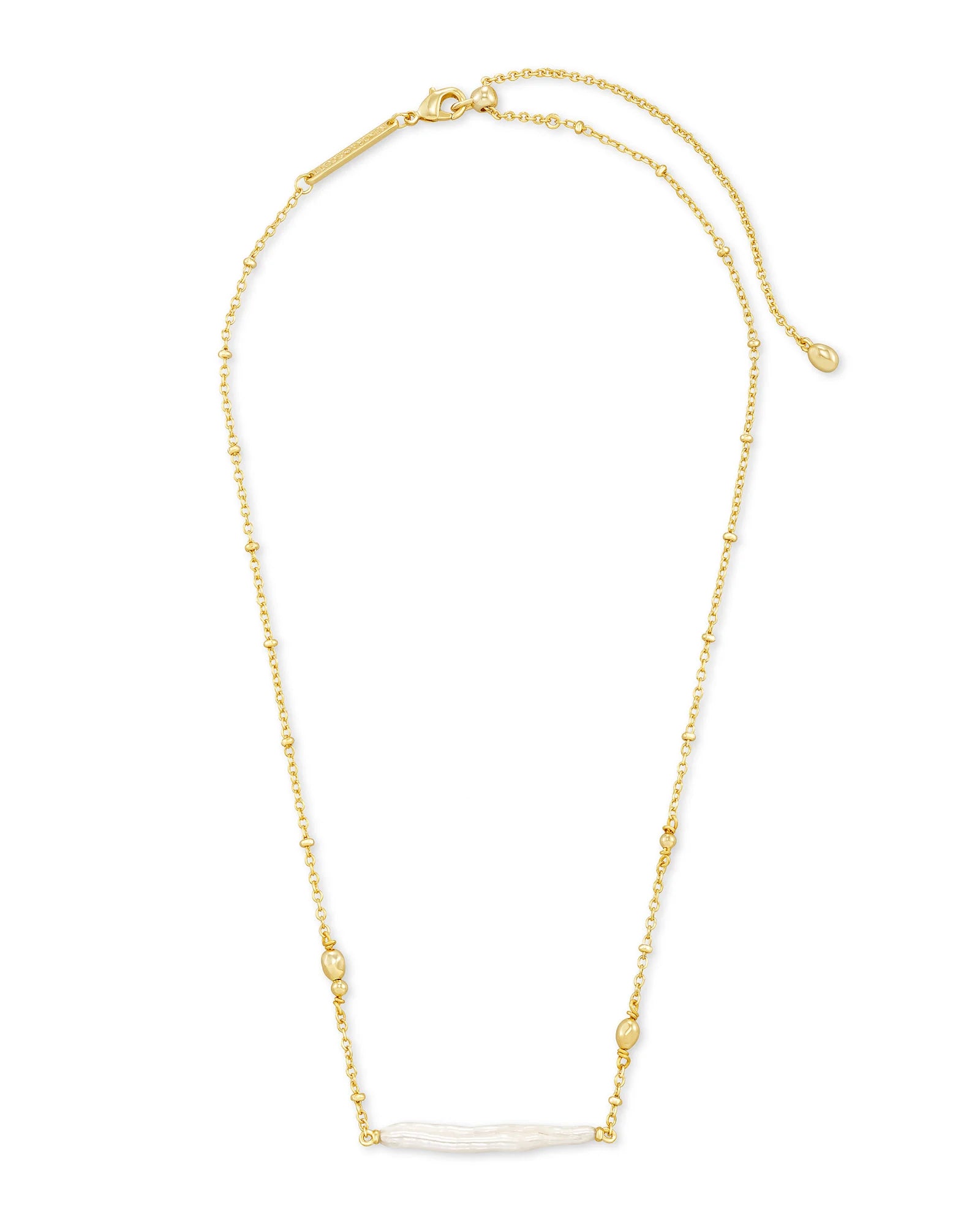 Eileen Gold Pendant Necklace in Freshwater Cultured Pearl