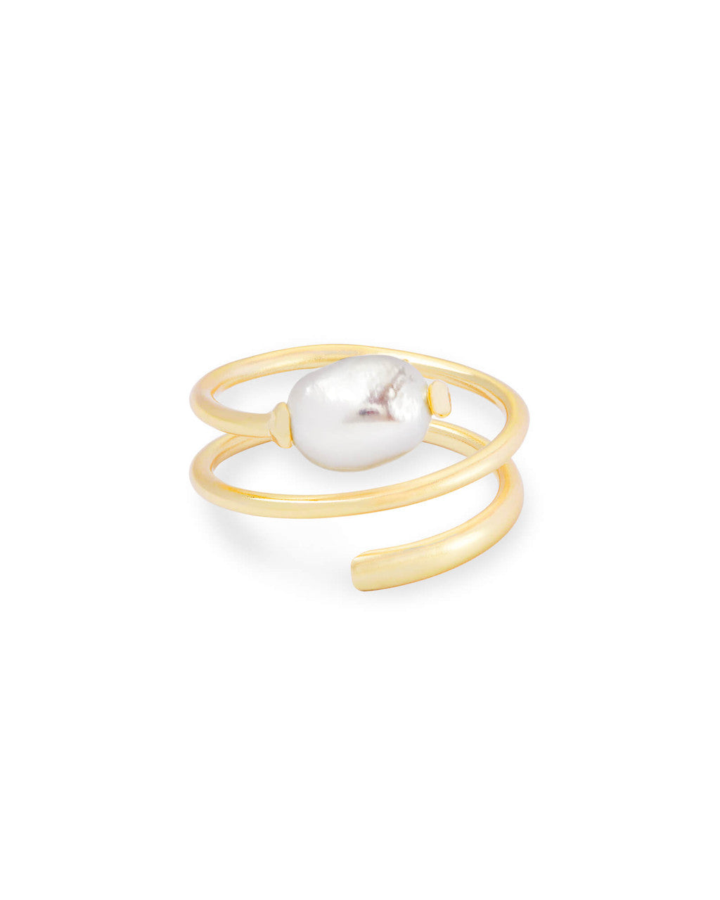 Jayla Gold Ring Baroque Pearl