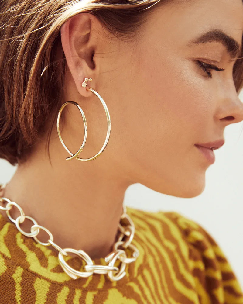 Myles Gold Small Hoop Earrings