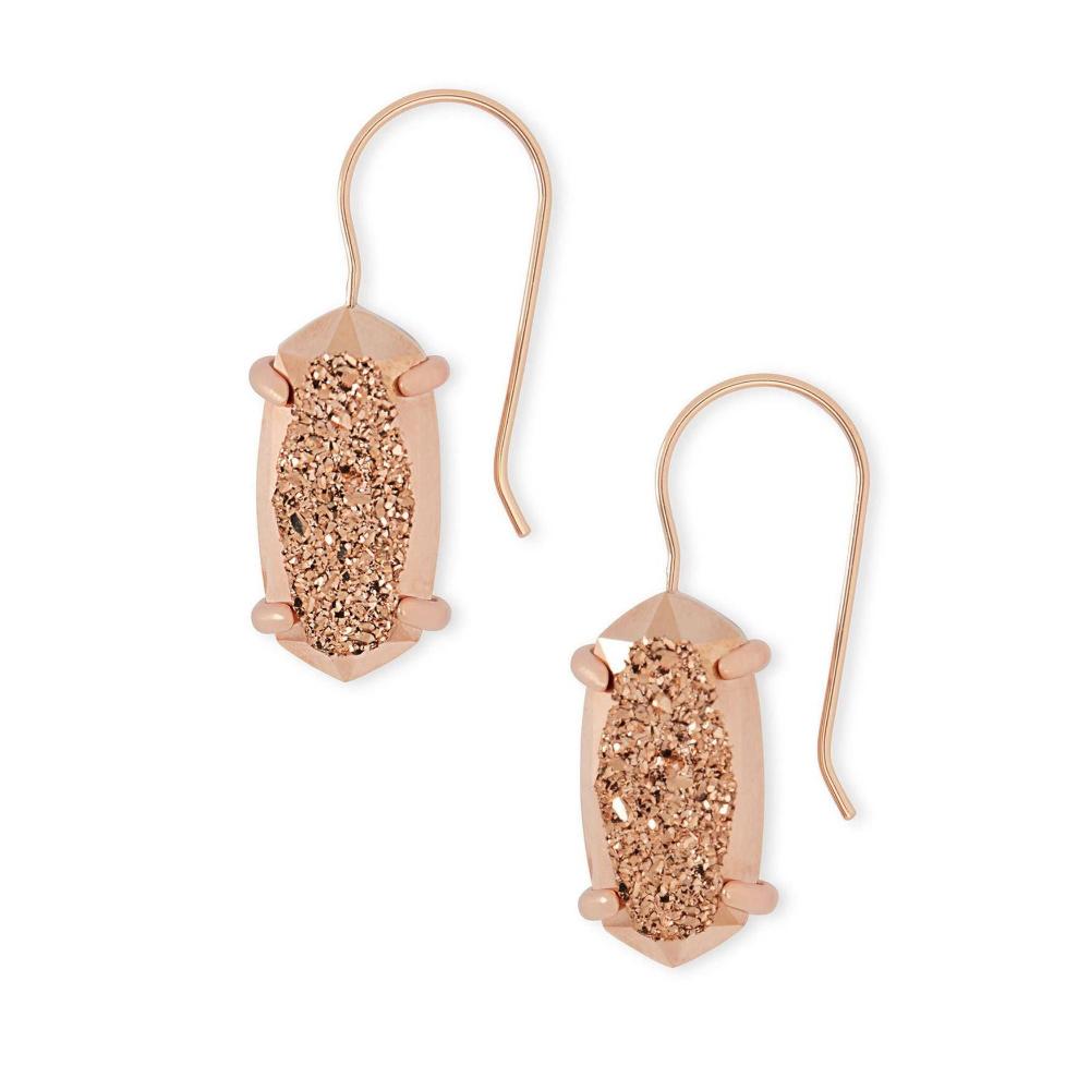 Harrison Rose Gold Drusy Earrings - Bella's House Tulsa