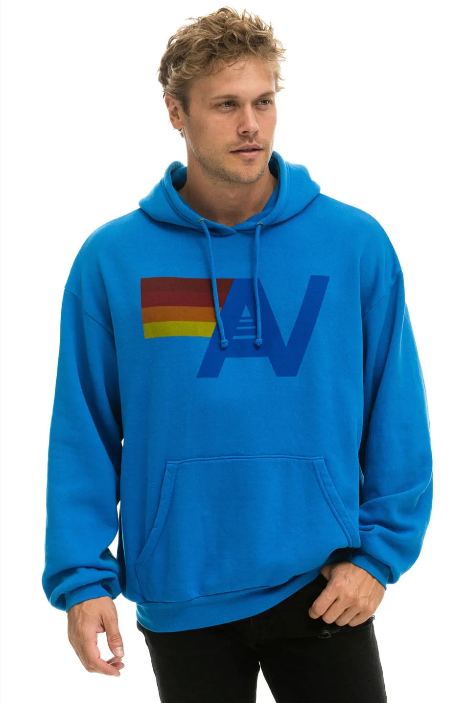 Logo Pullover Relaxed Hoodie - Ocean - Bella's House Tulsa