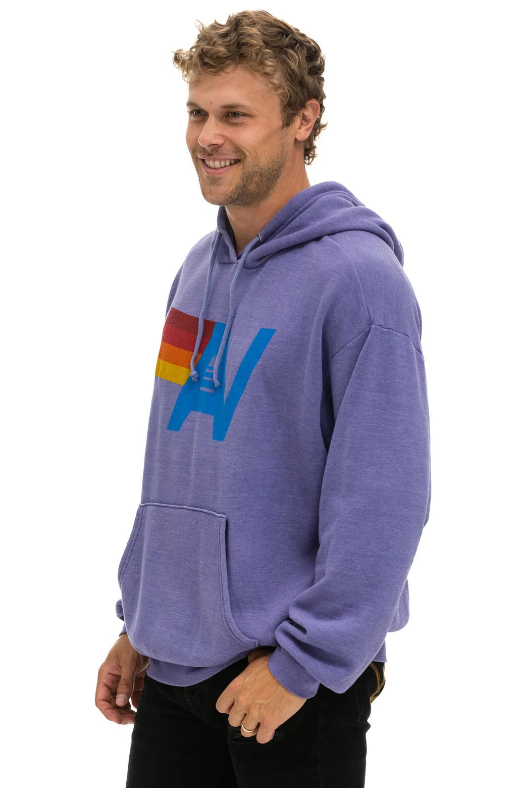 Logo Pullover Relaxed Hoodie - Lavender - Bella's House Tulsa