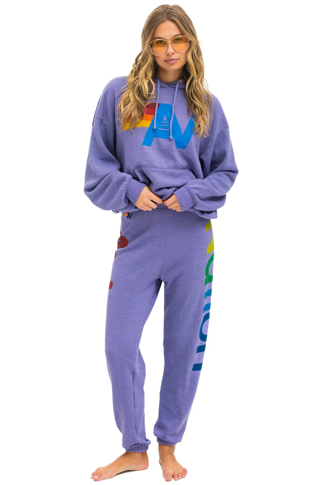 Logo Pullover Relaxed Hoodie - Lavender - Bella's House Tulsa