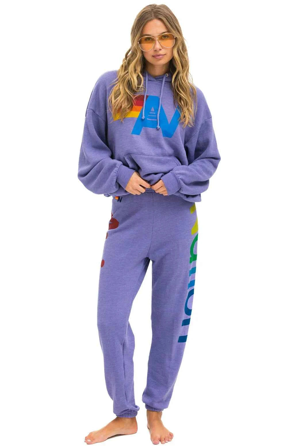 Logo Pullover Relaxed Hoodie - Lavender
