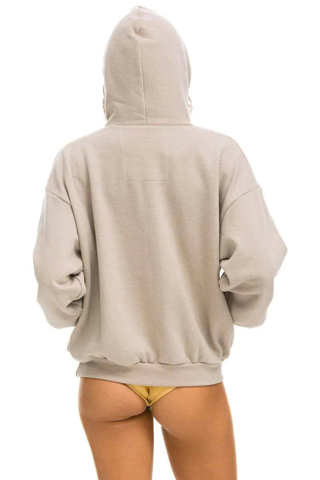 Logo Pullover Relaxed Hoodie - Sand