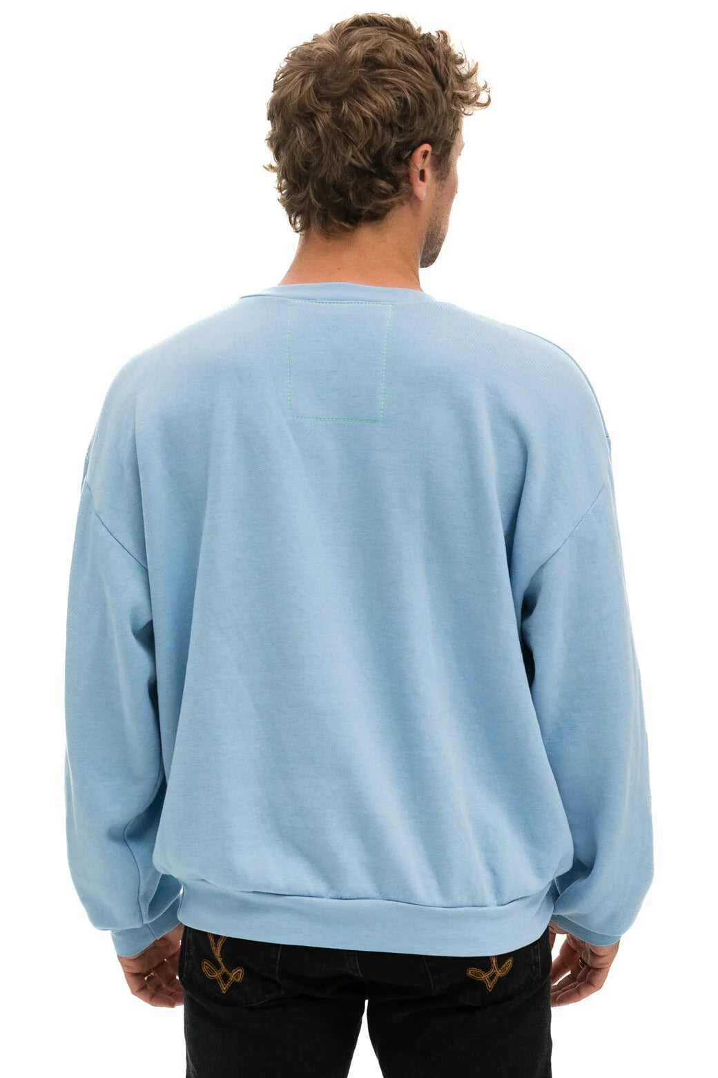 Logo Stitch Crew Sweatshirt Relaxed Ice - Bella's House Tulsa