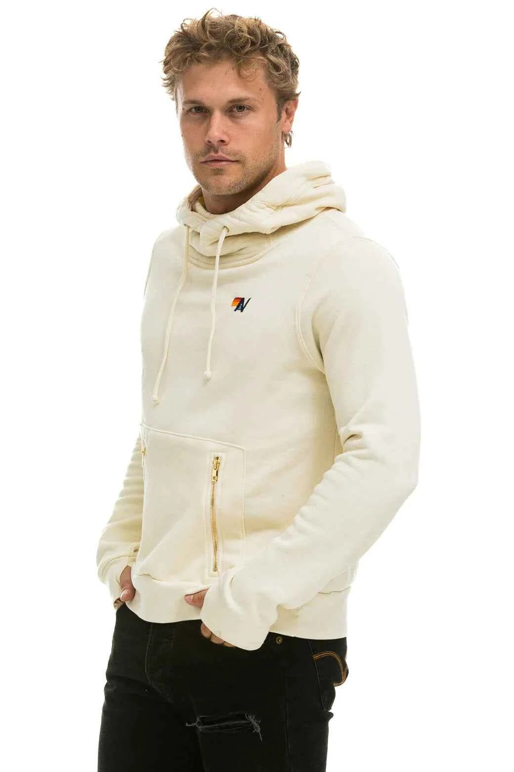 Ninja Pullover Hoodie Vintage White