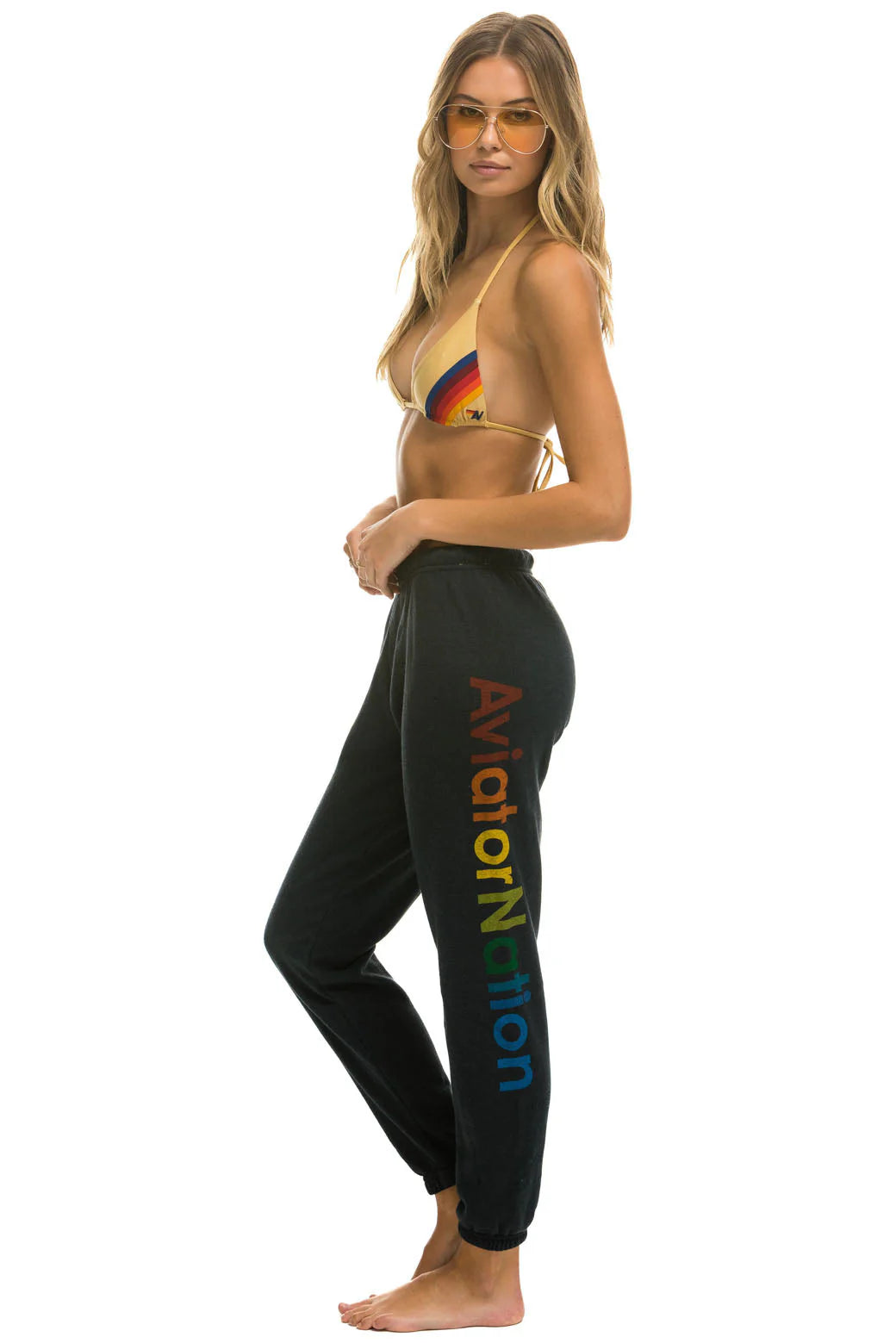 Aviator Nation Sweatpants-Charcoal