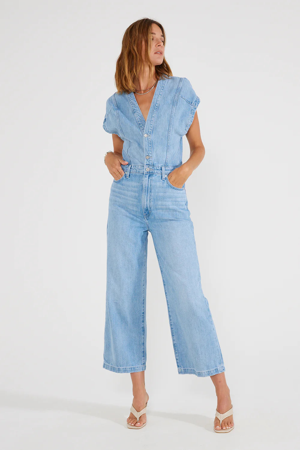 Celestine Jumpsuit Mountain Air - Bella's House Tulsa