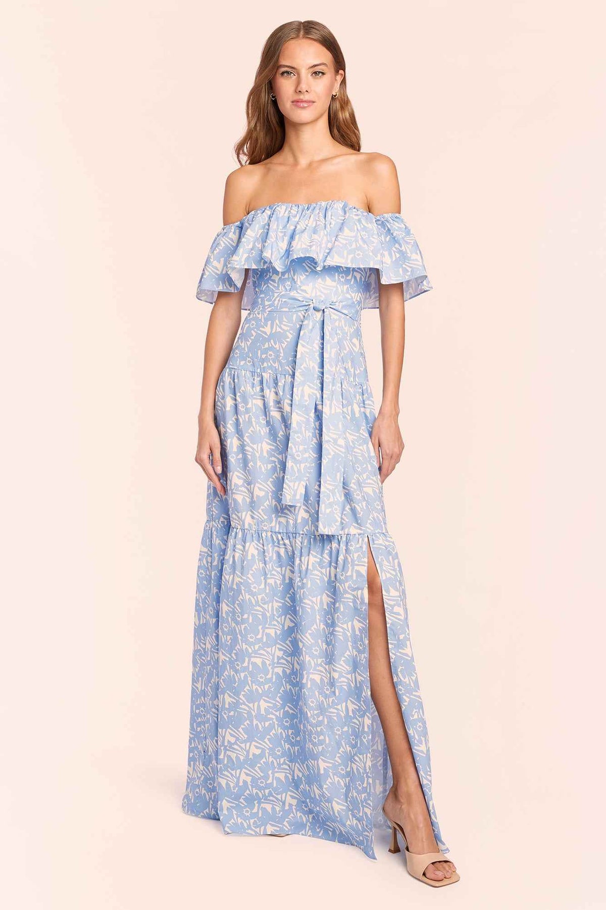 Karalyn Maxi Dress in Bluestem Print - Bella's House Tulsa