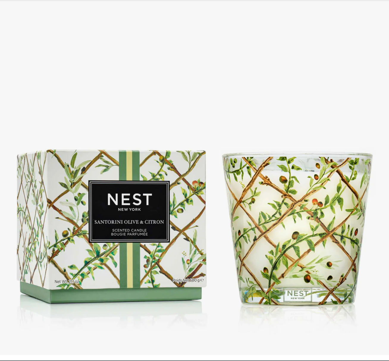 Santorini Olive & Citron Specialty 3-Wick Candle