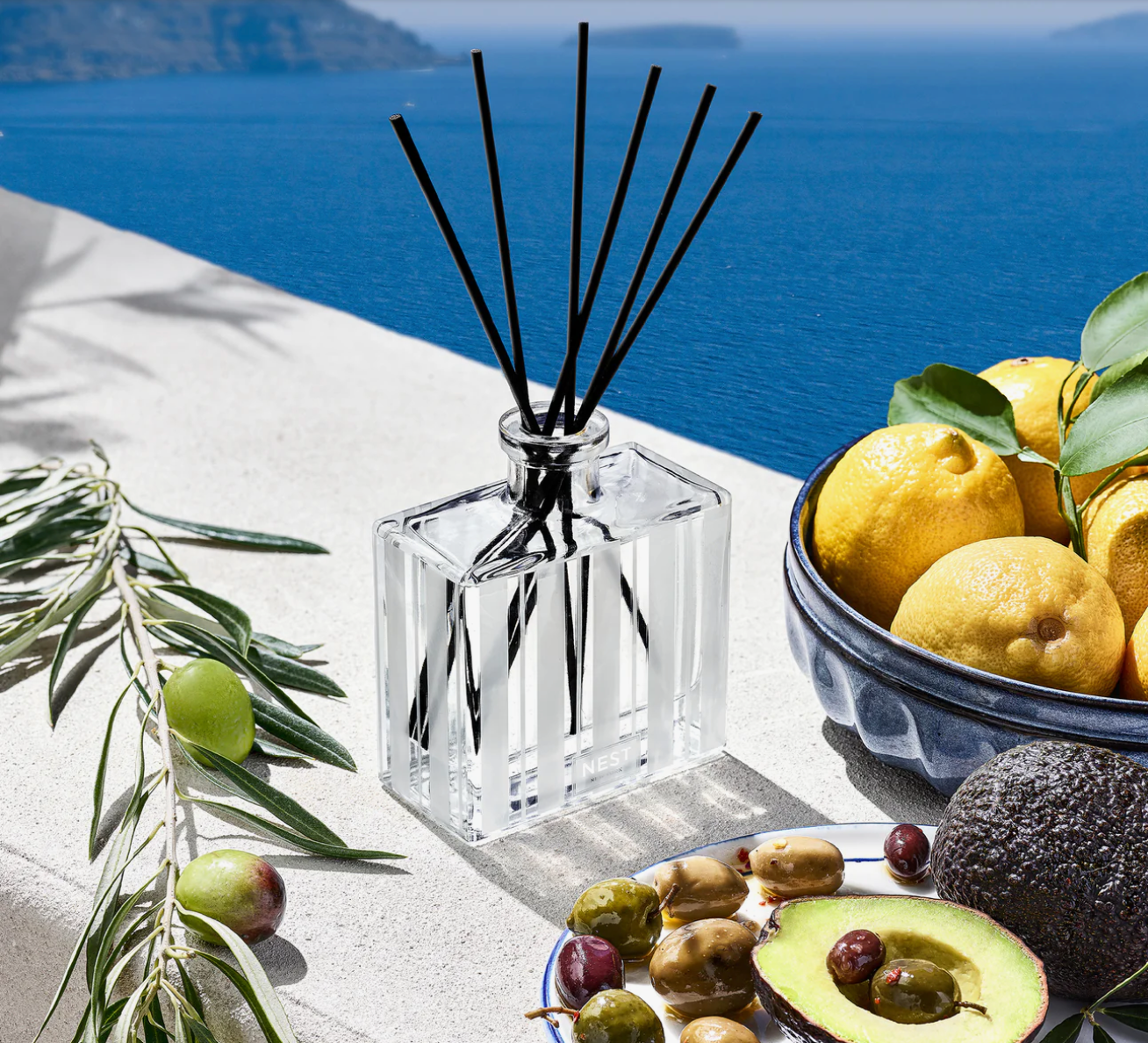 Santorini Olive & Citron Reed Diffuser