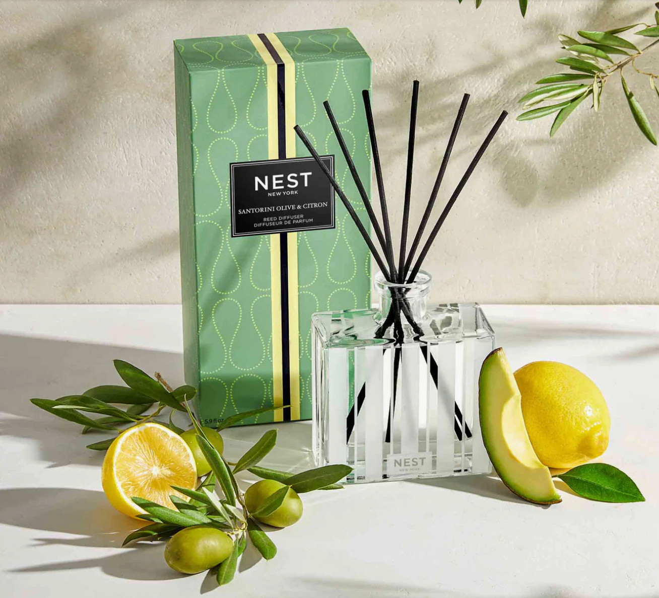 Santorini Olive & Citron Reed Diffuser