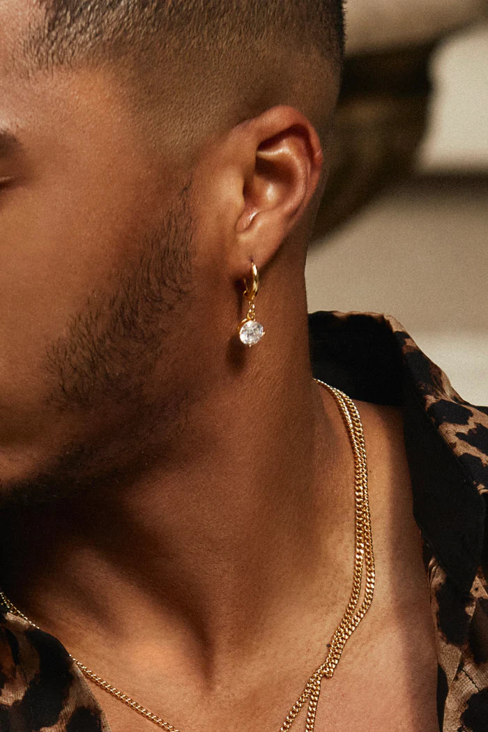 Oversized Diamond Earring - Bella's House Tulsa