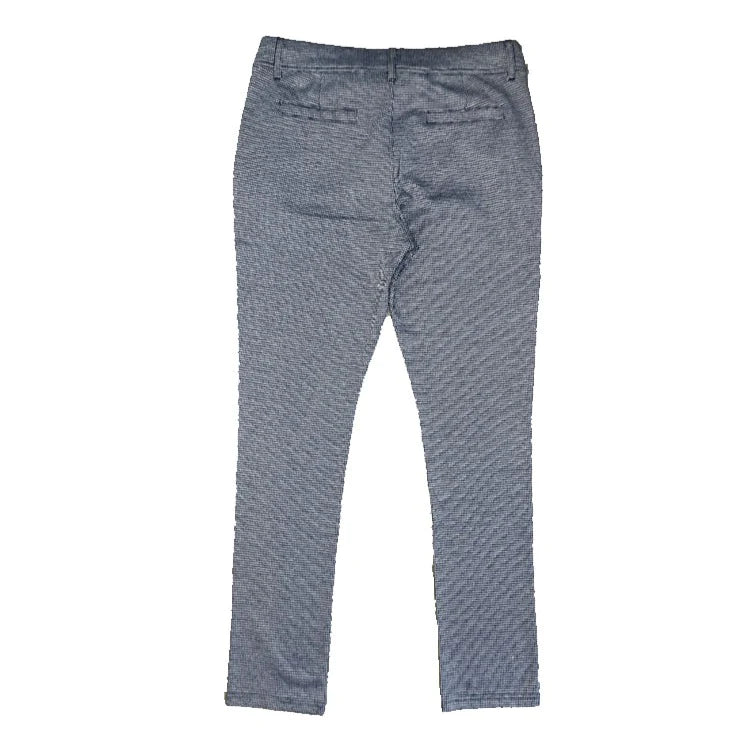 Hound's Tooth Travel Pants - Navy/White - Bella's House Tulsa