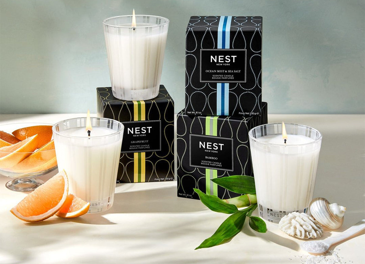 nest candle collection