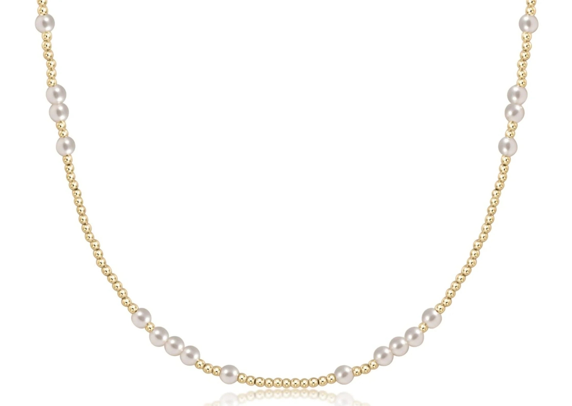 15" Hope Unwritten Pearl Choker 4mm
