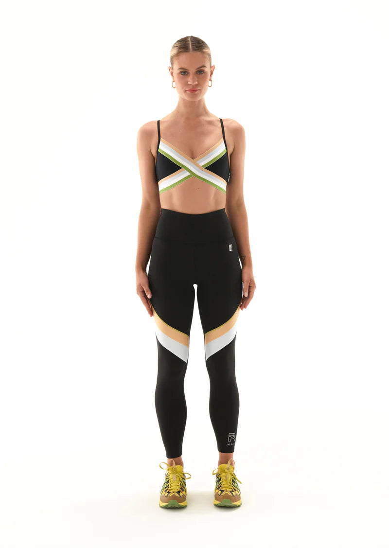HALF VOLLEY SPORTS BRA IN BLACK - Bella's House Tulsa