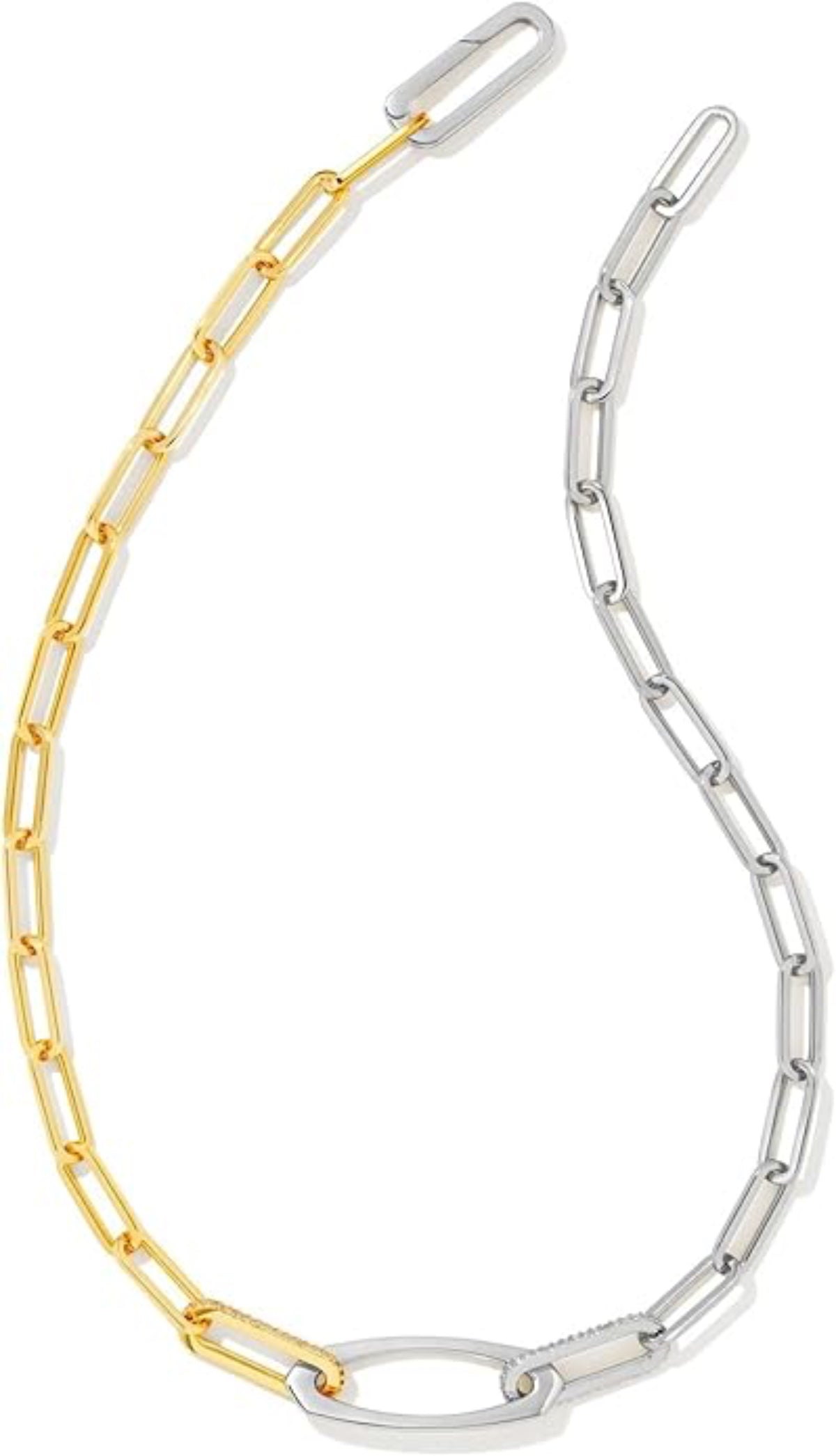 Adeline Chain Necklace in Mix Metal