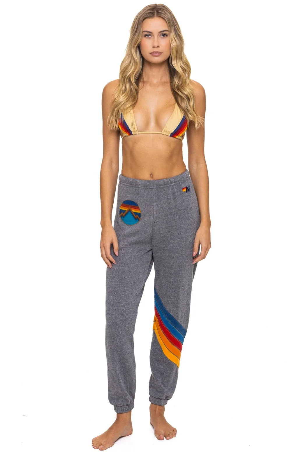 All Seasons Circle Chevron Women’s Sweatpants Heather Grey