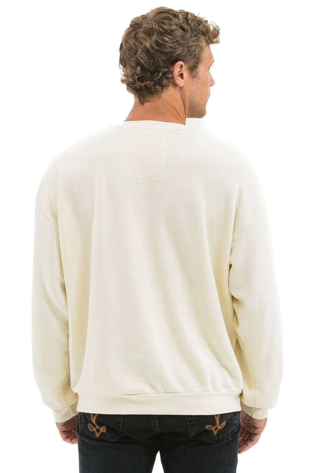 Blaze Crew Relaxed Sweatshirt Vintage White