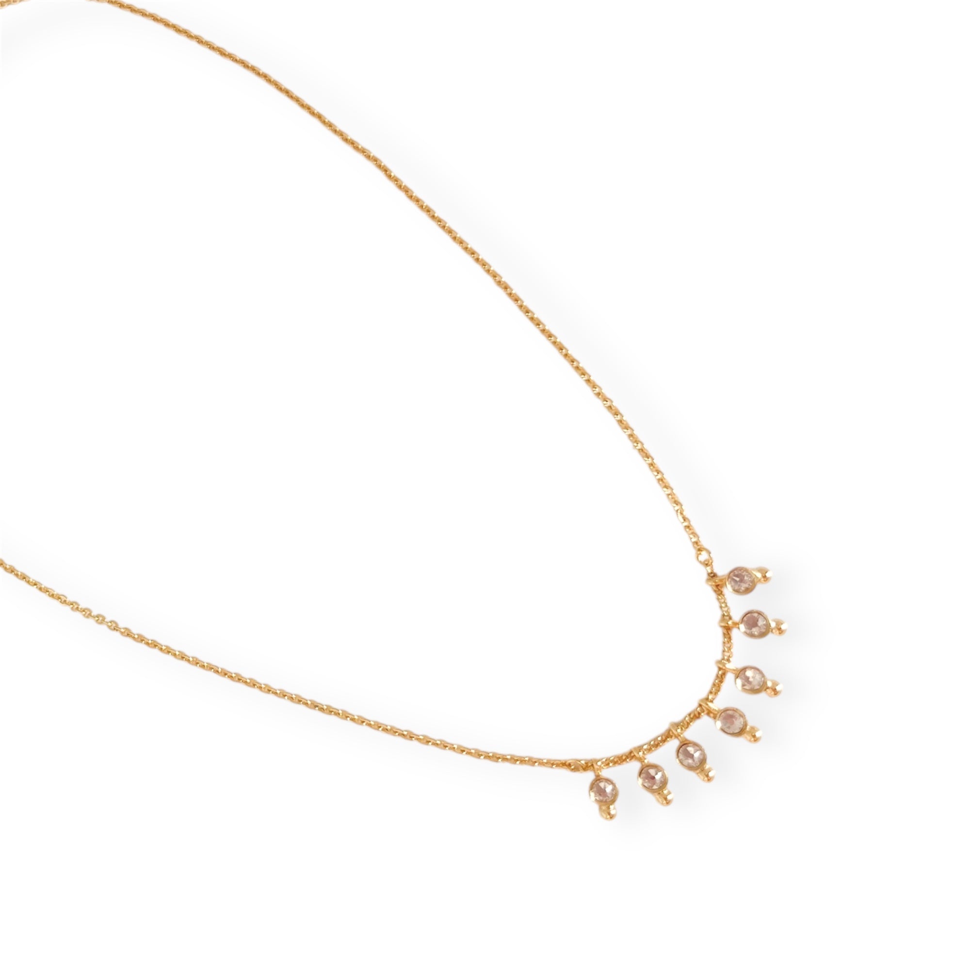 Bright Gold Crystal Choker