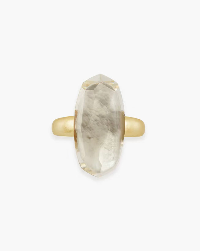 Dani Cocktail Ring in Grey Illusion