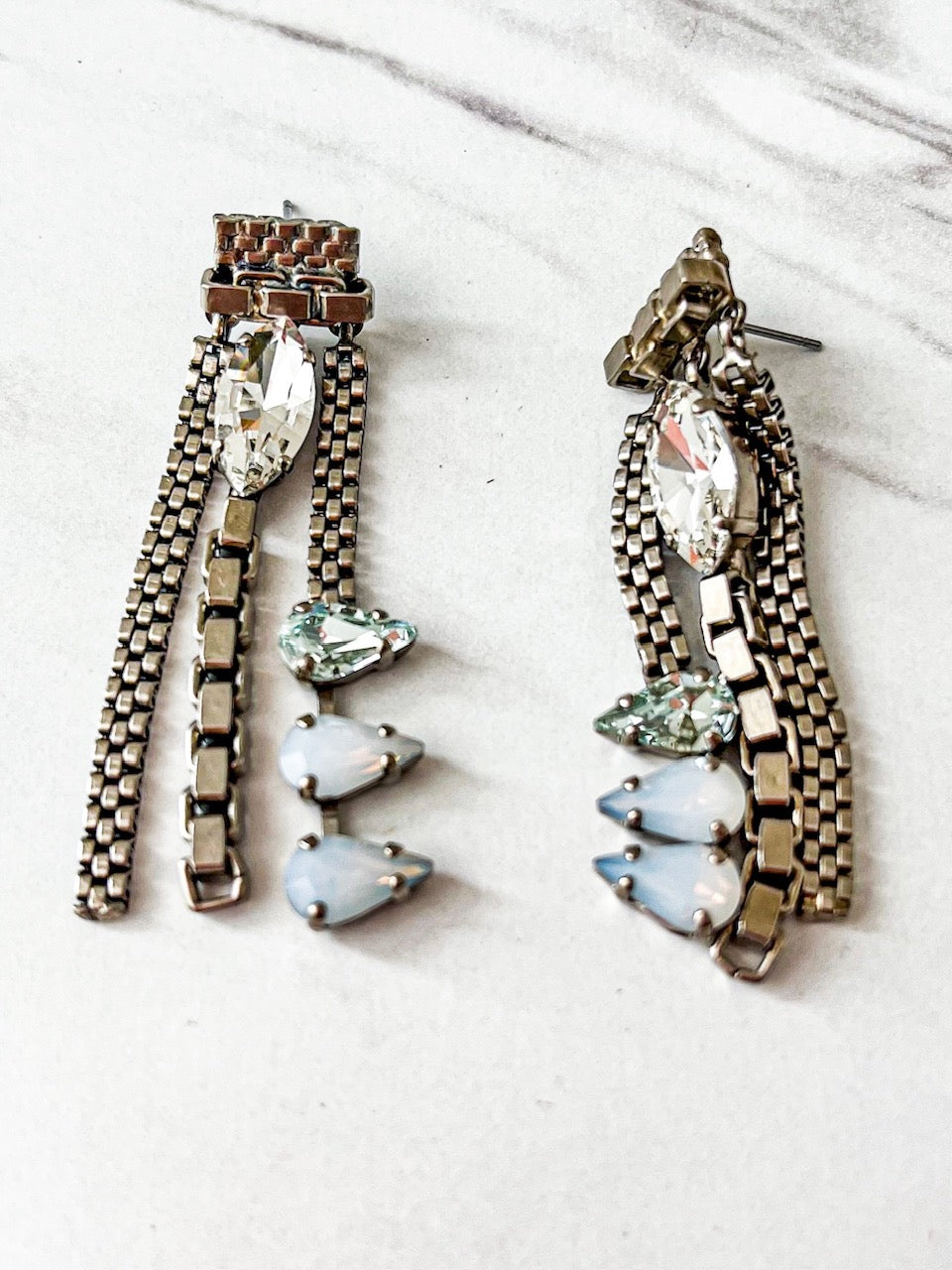  Antique Silver Dangle Earrings Glacier