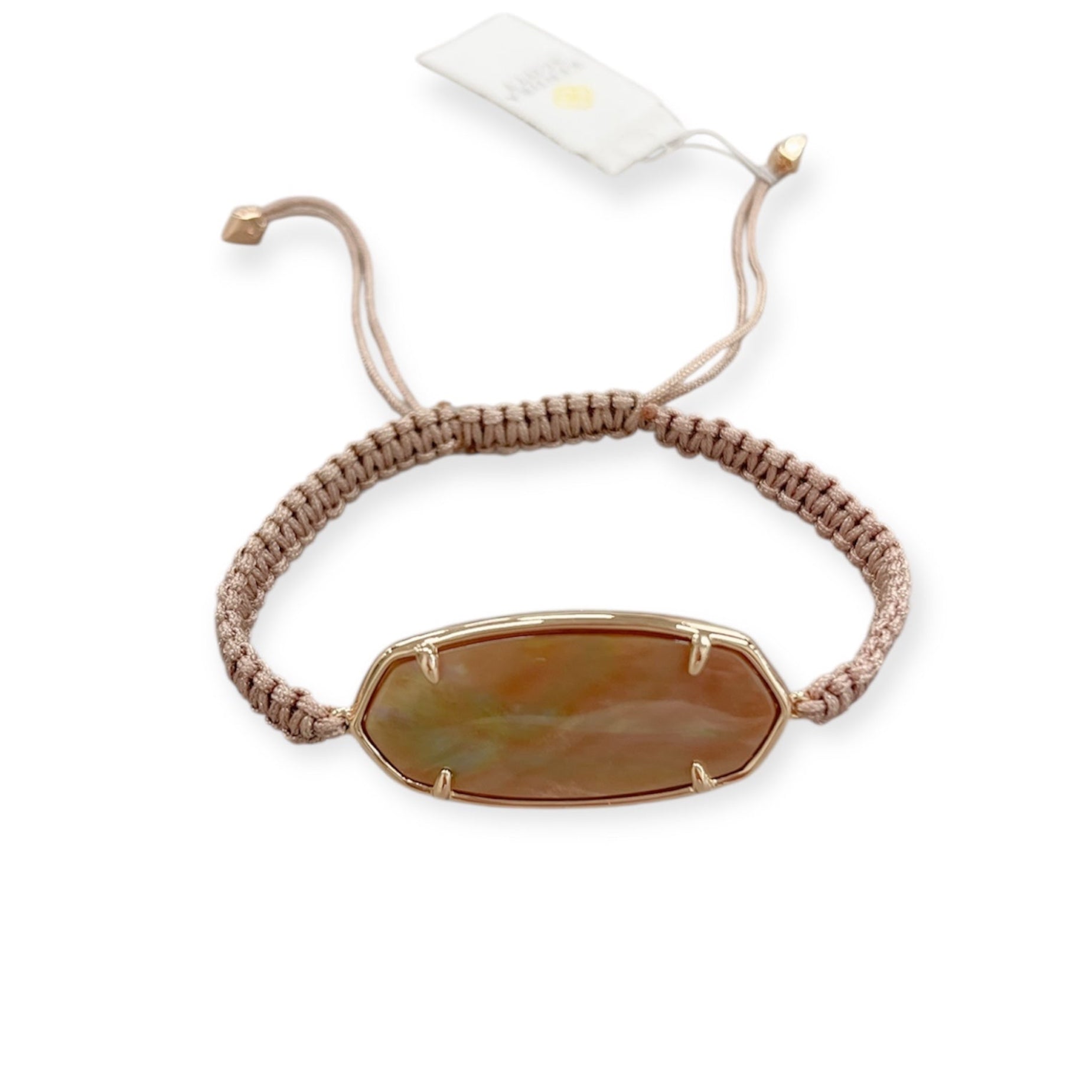 Elle Friendship Bracelet Rose Gold in Rose Mother of Pearl