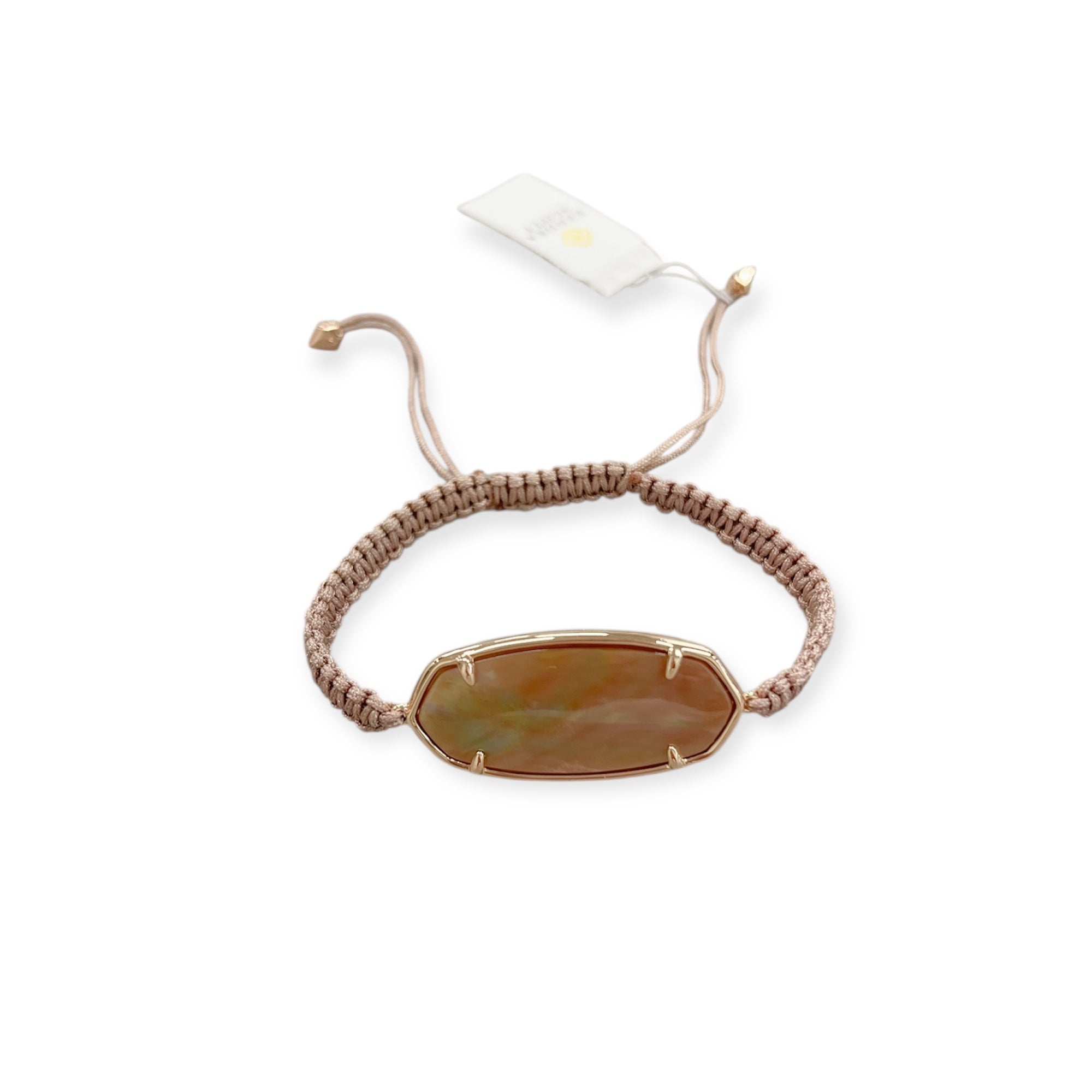 Elle Friendship Bracelet Rose Gold in Rose Mother of Pearl