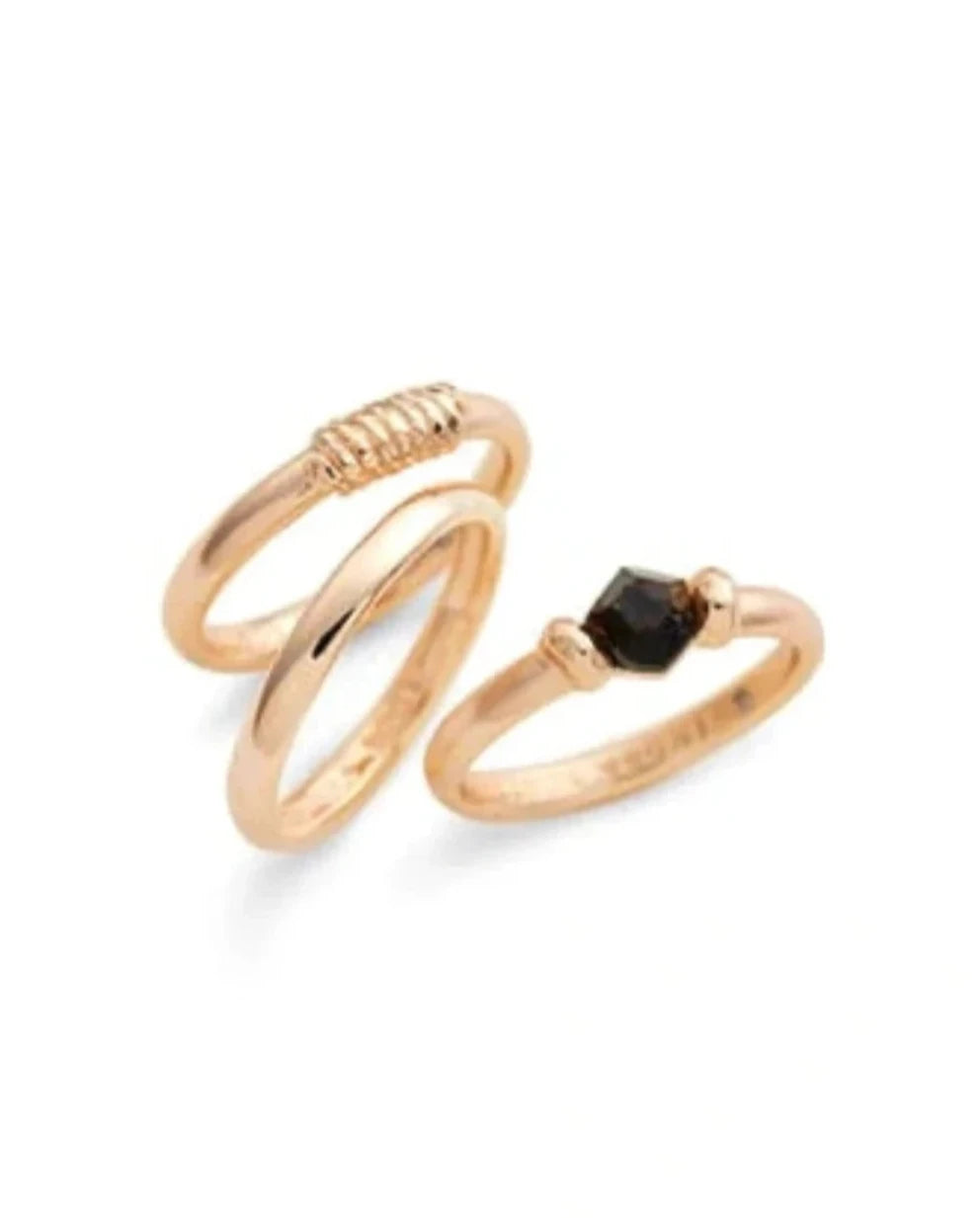 Ellms Rose Gold Ring Set