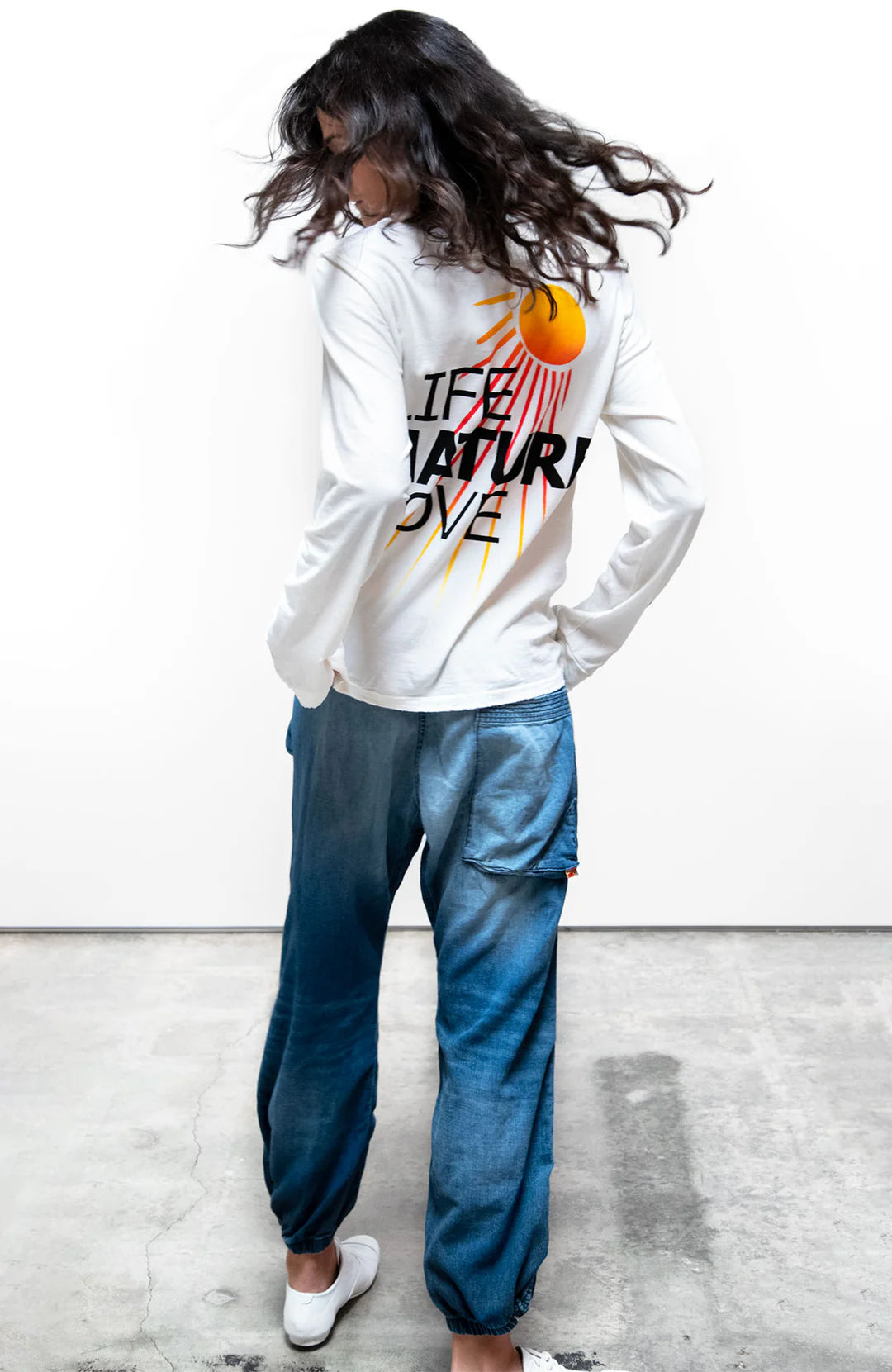 FREECITY LNLSUN longsleeve t - creamyyumm/glass - Bella's House Tulsa