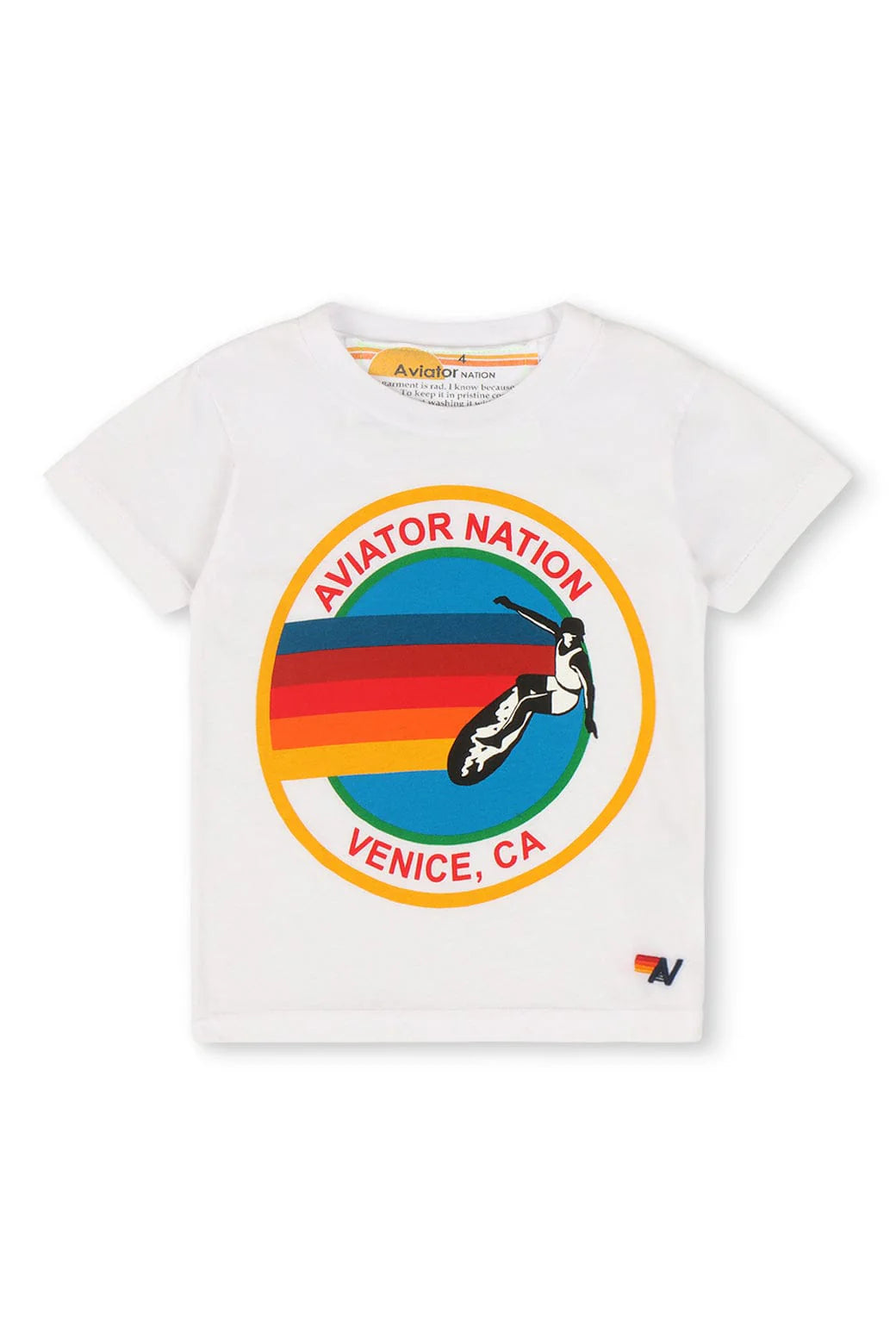Kids Aviator Nation Tee - White