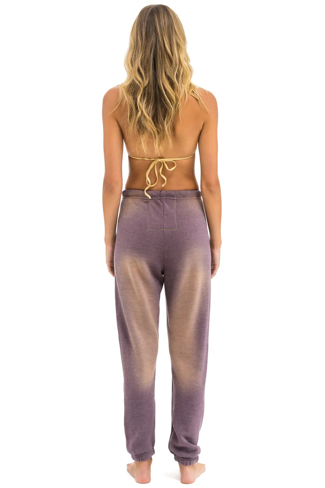 Vintage Logo Women's Sweatpants-Faded Mocha