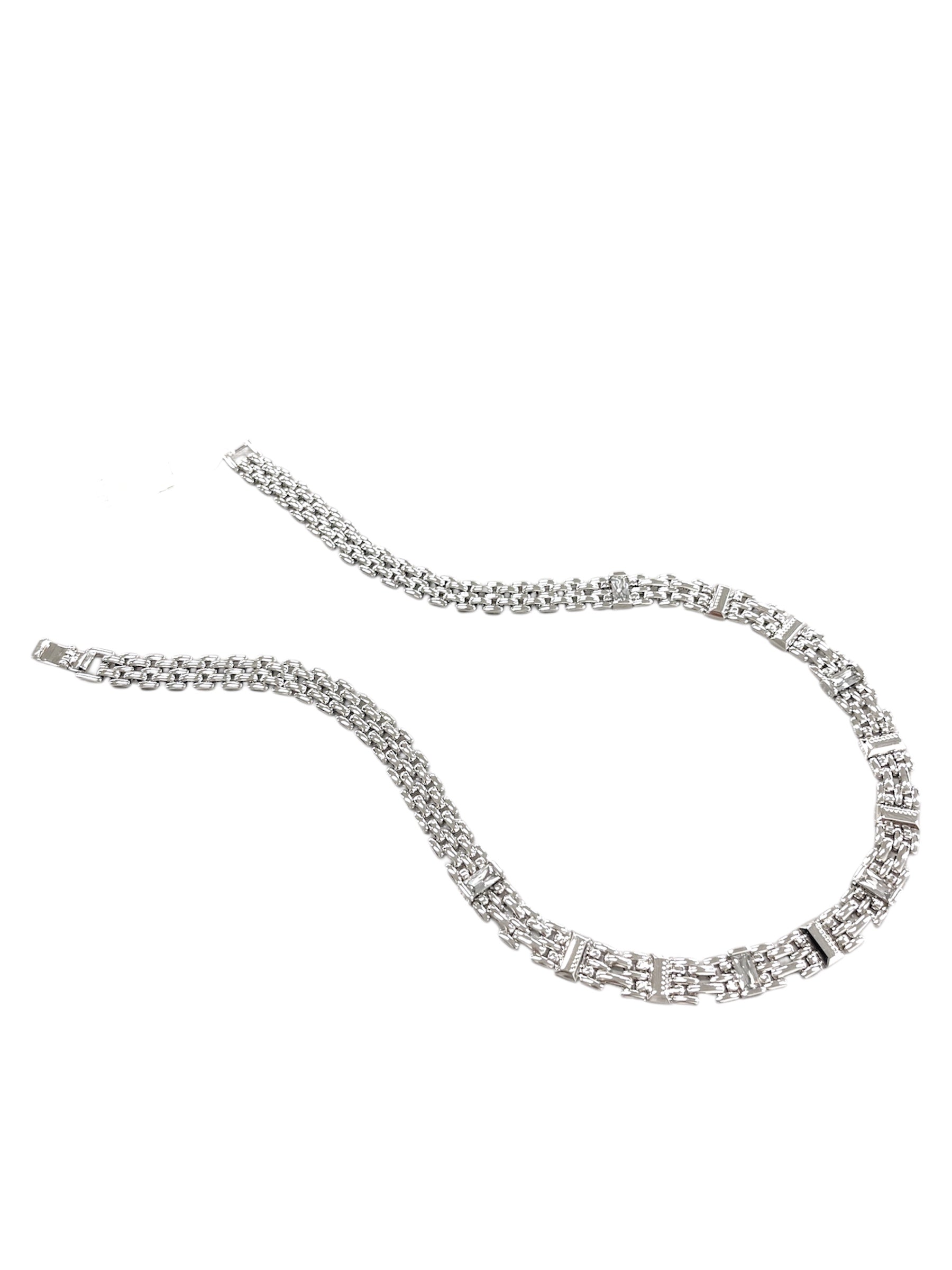 Lesley Chain Necklace in Silver
