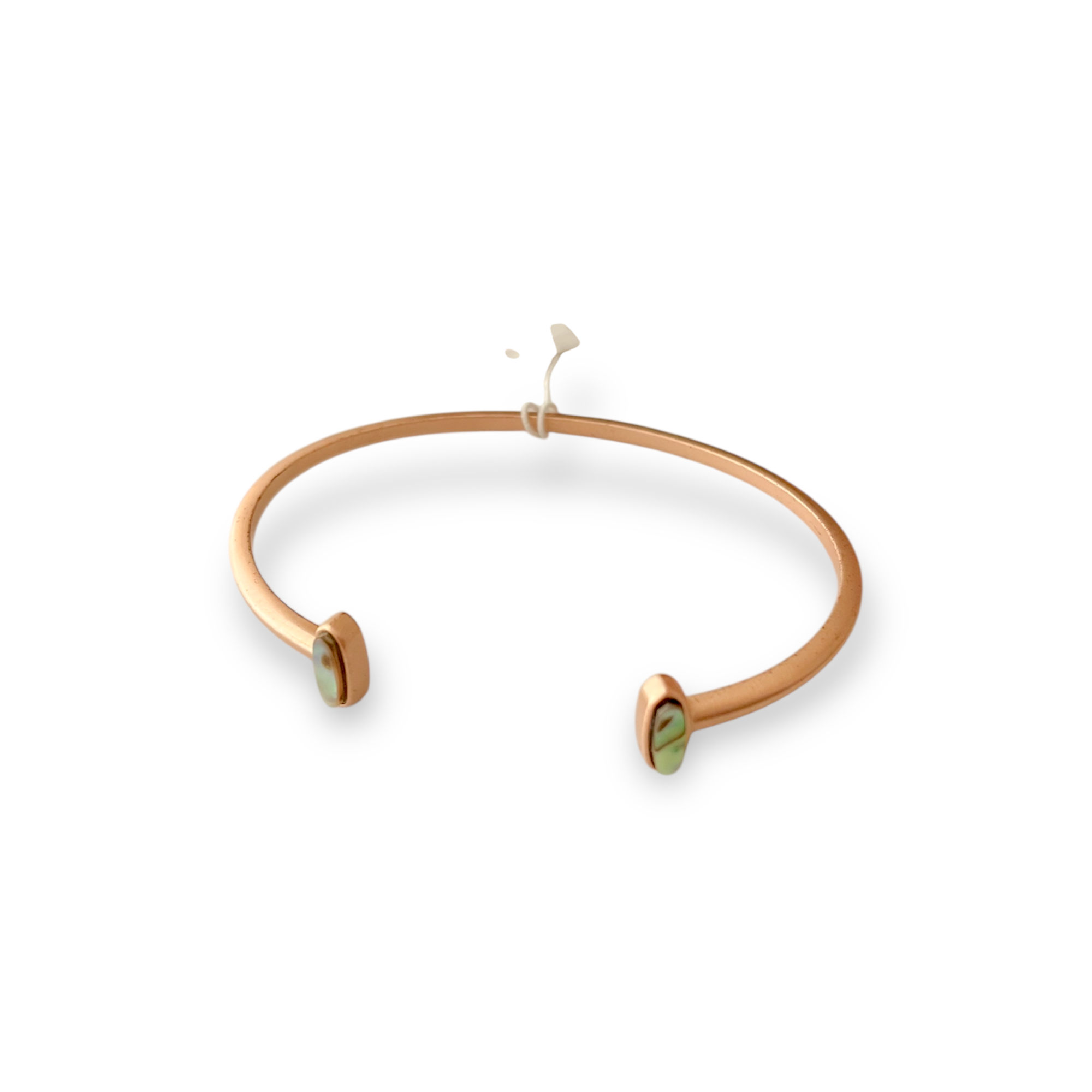 Mavis Cuff Bracelet Abalone Shell in Rose Gold