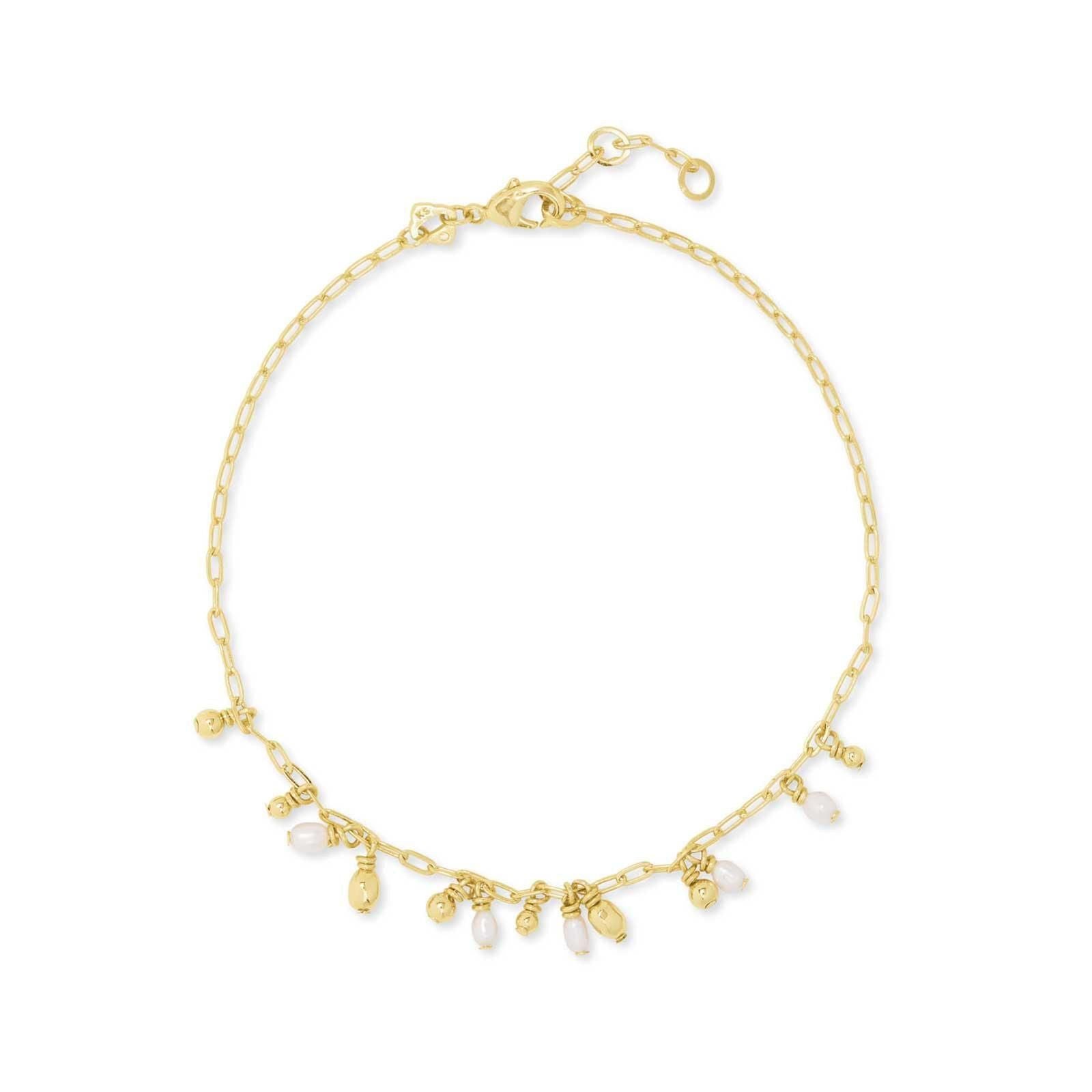 Mollie Anklet in White Freshwater Cultured Pearl