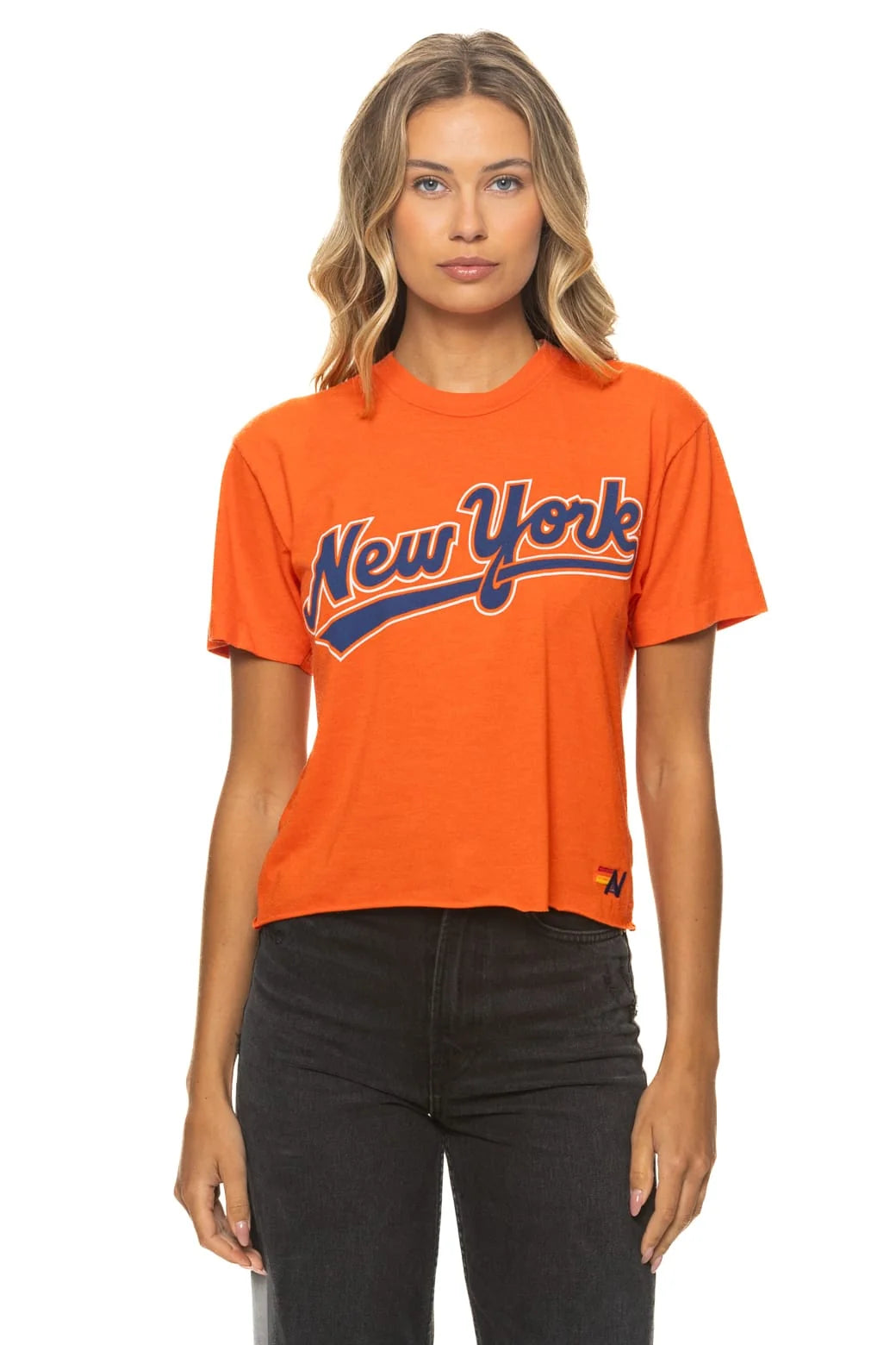 NY METS 2026 Boyfriend Tee - Orange