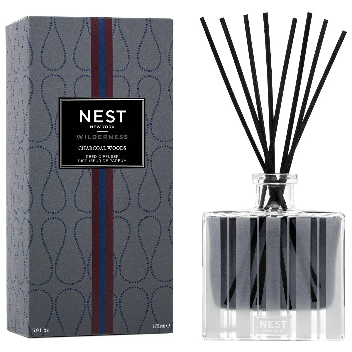 Nest Wilderness Charcoal Woods Reed Diffuser