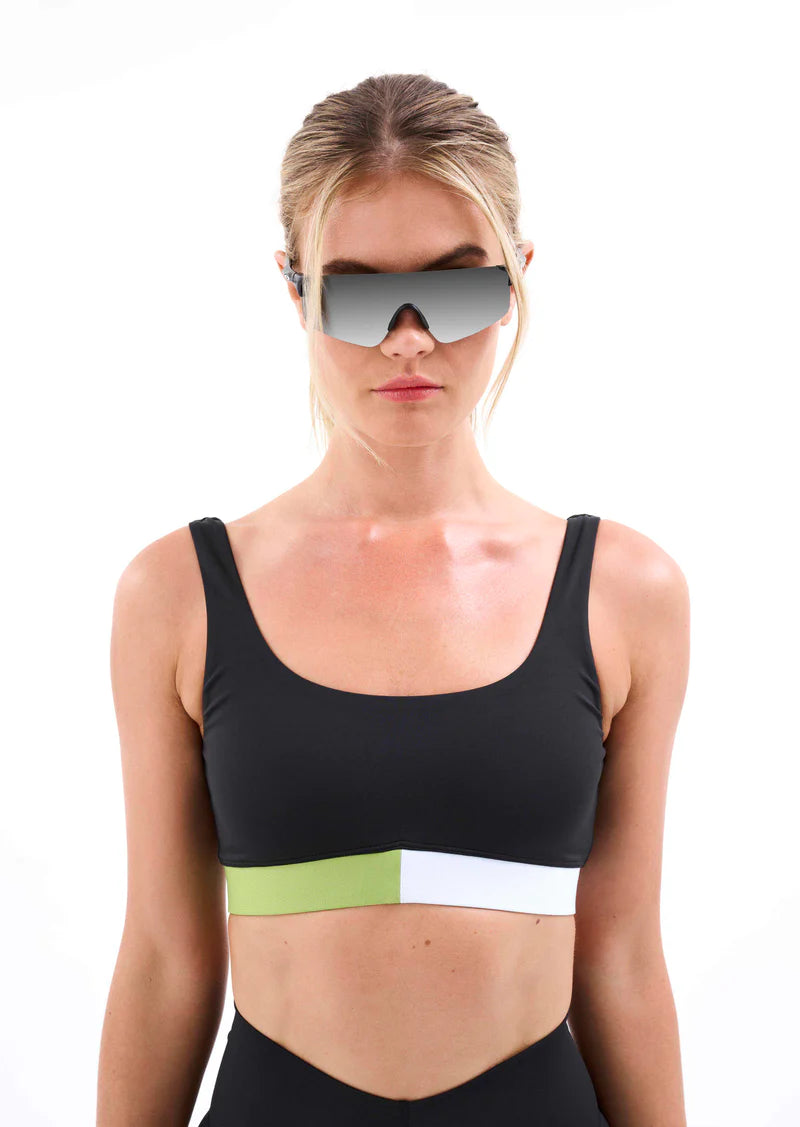 SPRINT TIME SPORTS BRA IN BLACK - Bella's House Tulsa