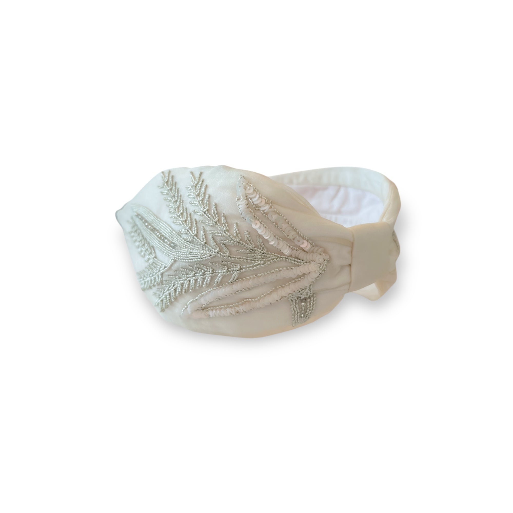 Hoia Leaf Beaded Headband