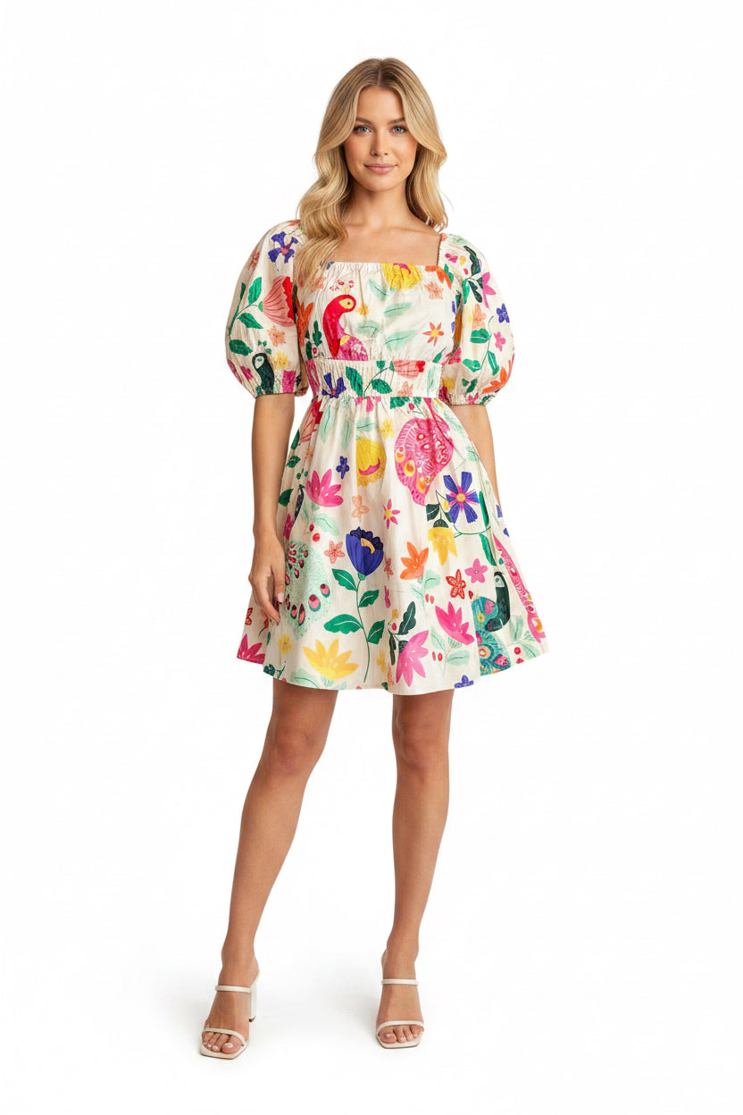 Pretty Peacock Dress