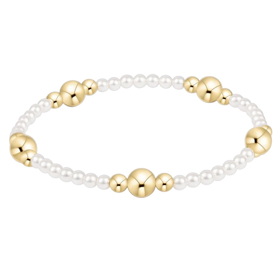 Purpose Gold 6mm Pearl Bracelet