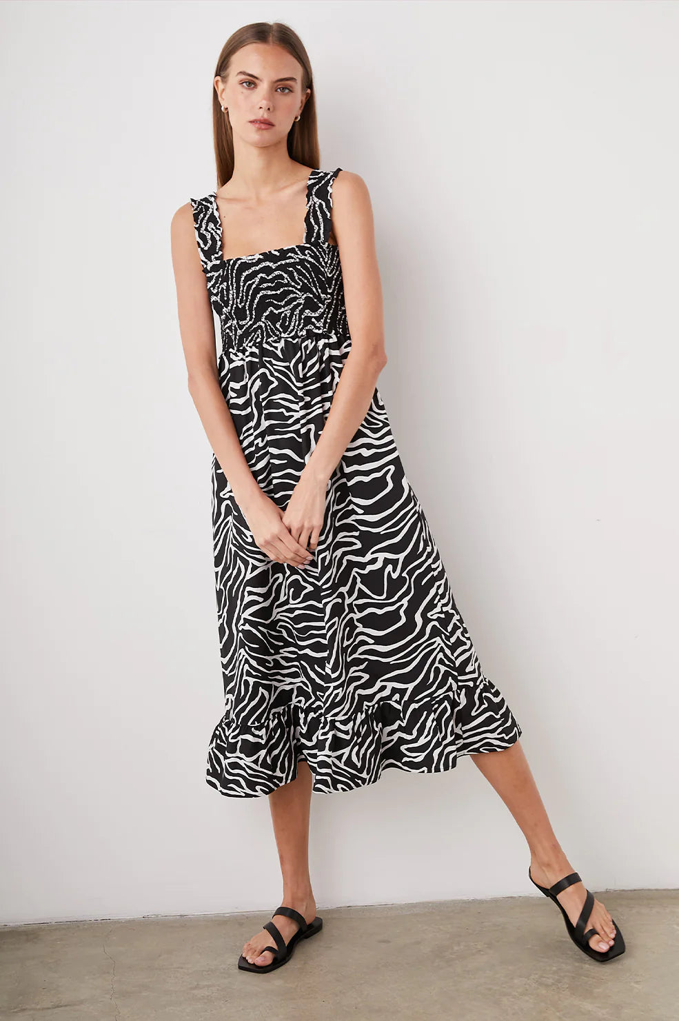 Rumi Dress Contour Lines  Eco - Bella's House Tulsa