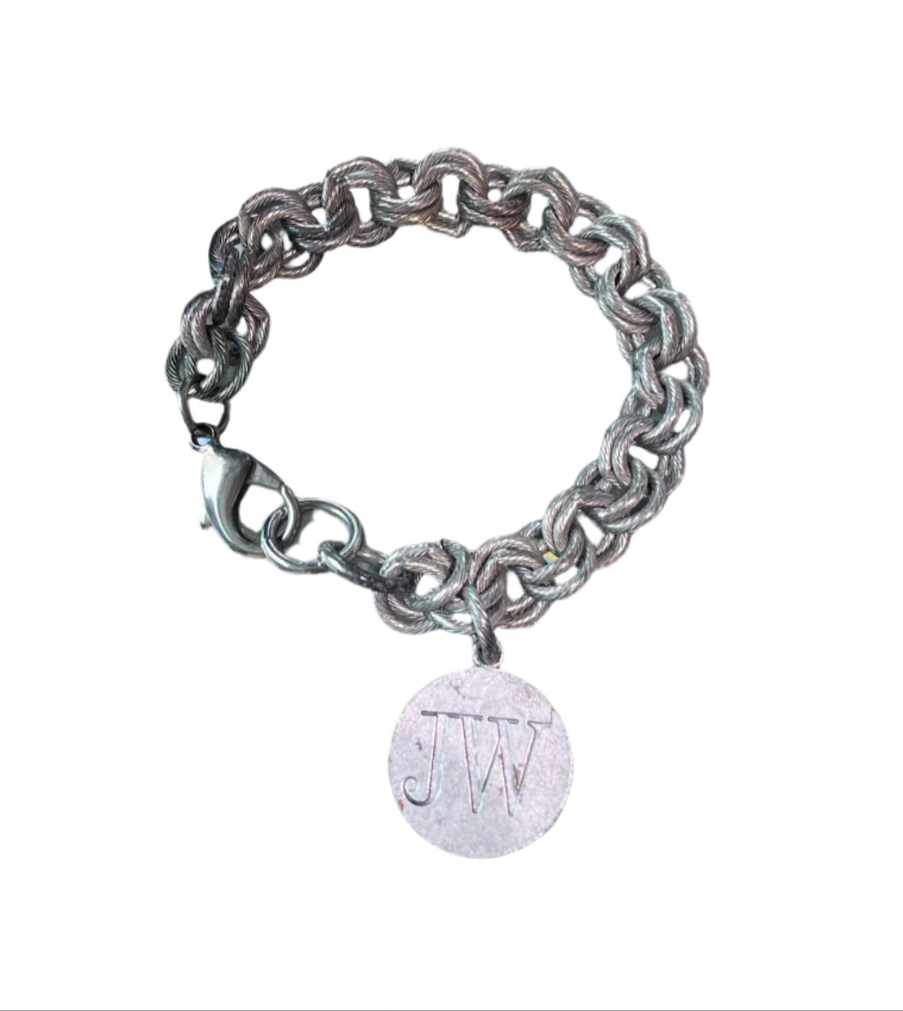 Signature Chain Bracelet in Silver