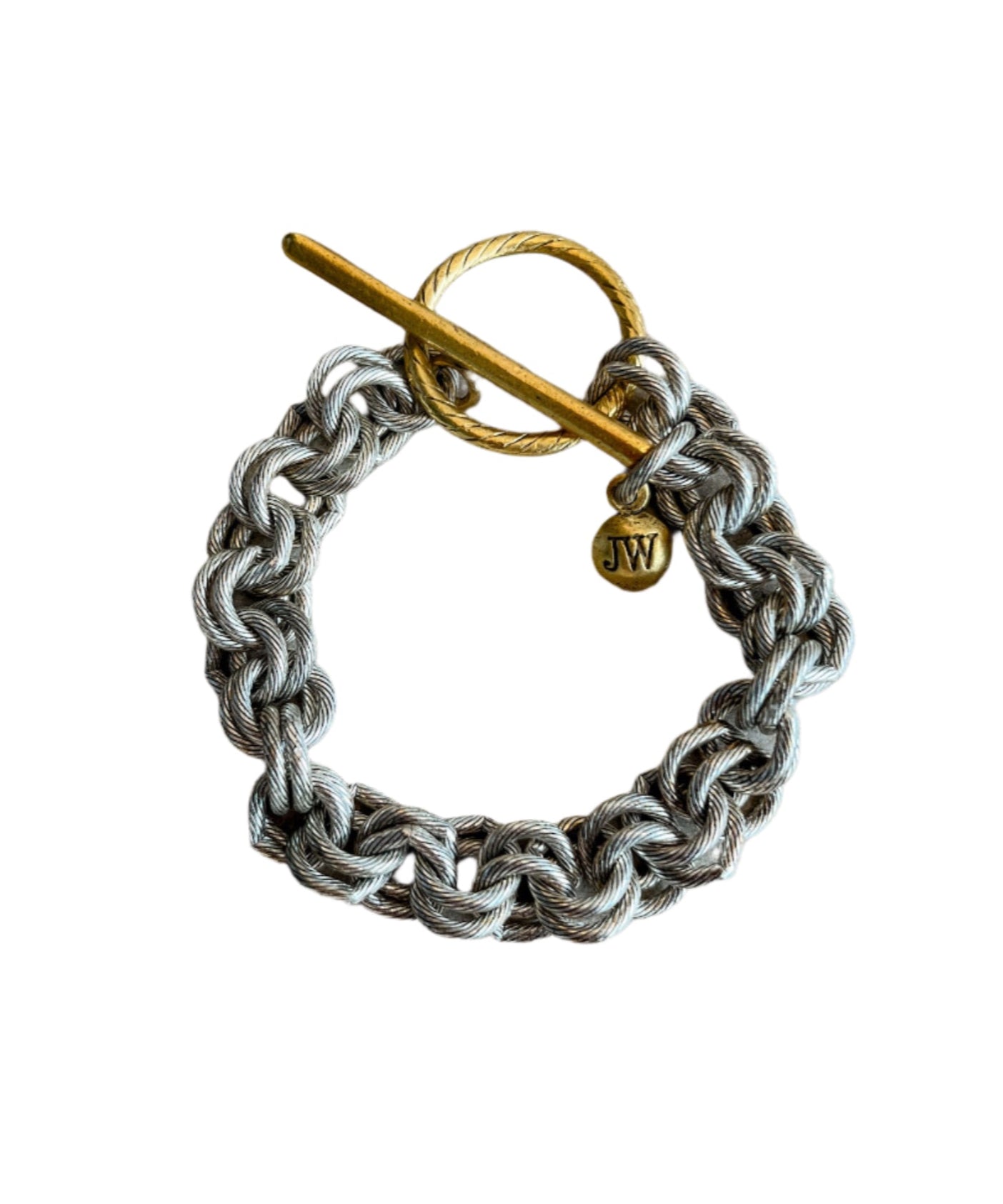 Two-Tone Circle Bracelet