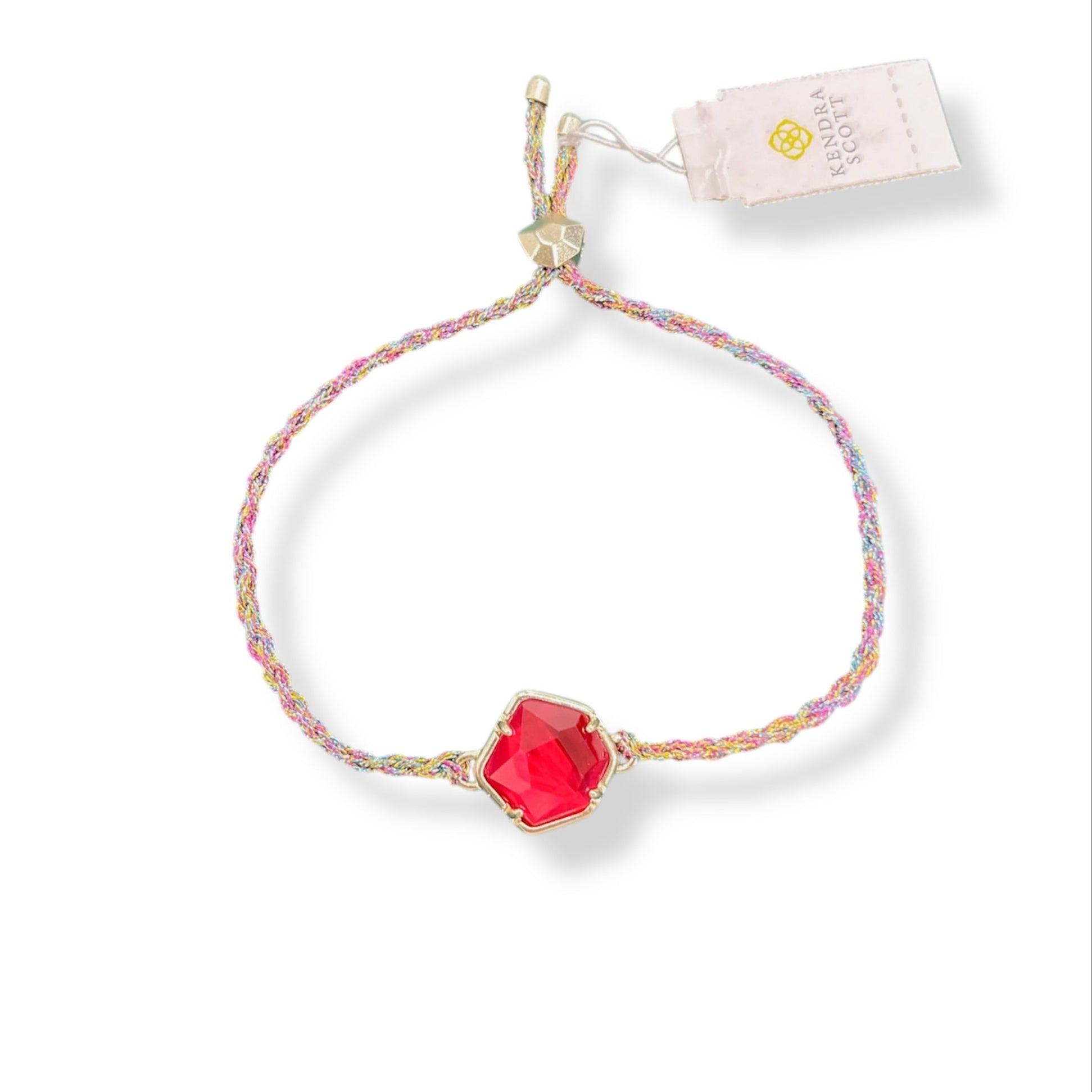 Vanessa Corded Friendship Bracelet in Cherry Illusion