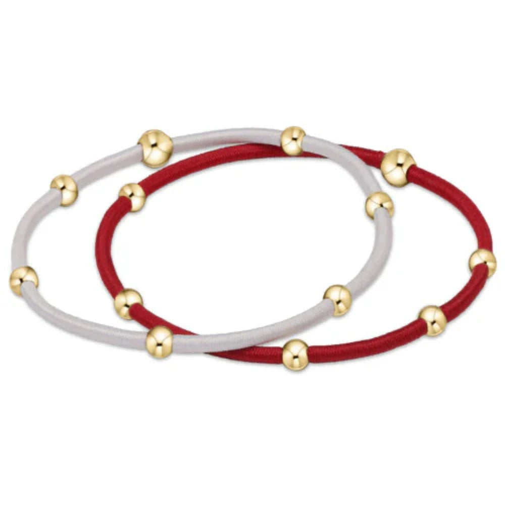 Gameday "e"ssentials Set - Crimson-White - Bella's House Tulsa