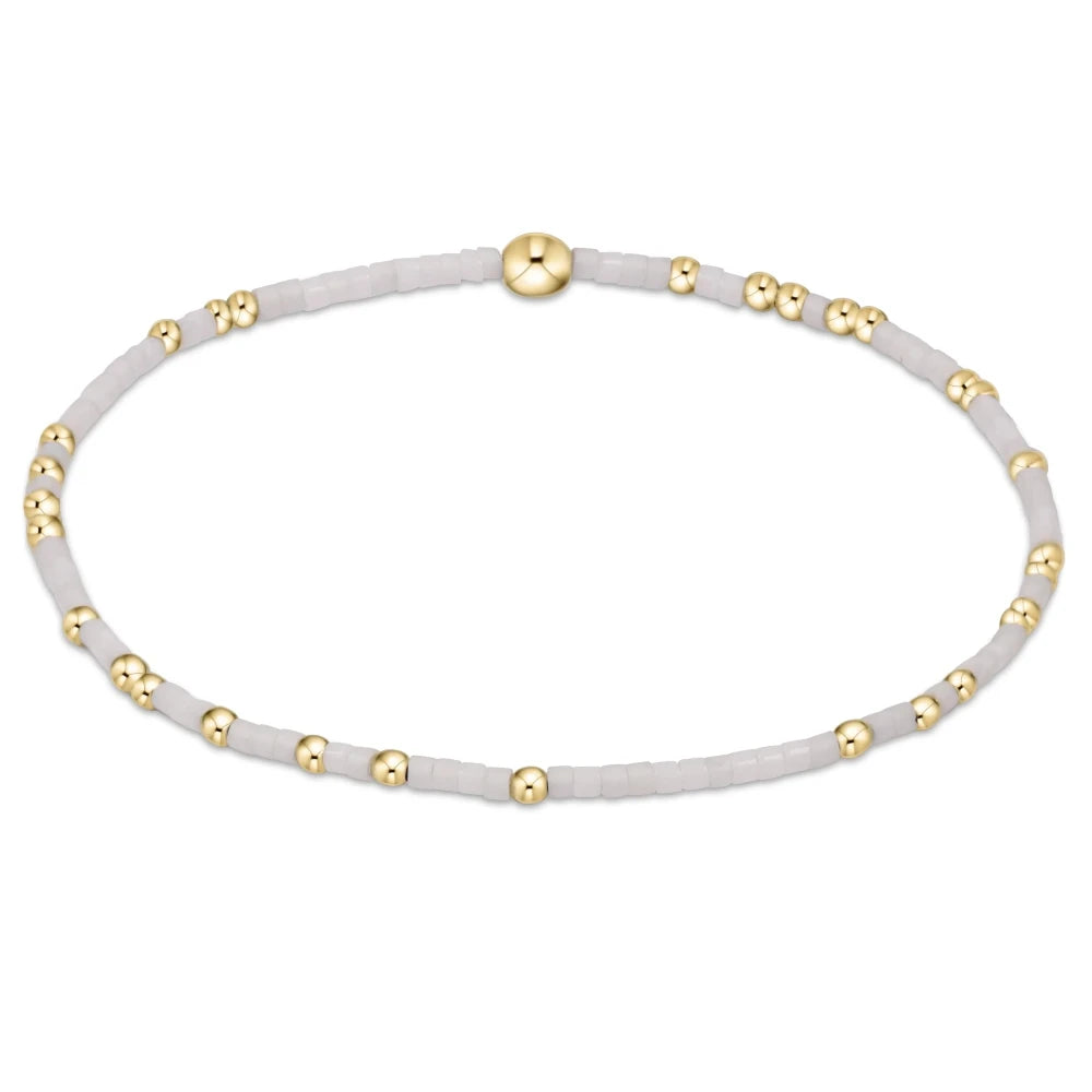 Gameday Hope Unwritten Bracelet - White - Bella's House Tulsa
